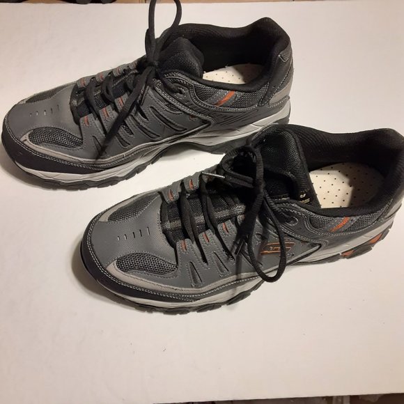 Skechers Men's After Burn Memory Fit Shoes 50125EWW CCGY Size 12 - Picture 2 of 7
